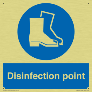 Disinfection point